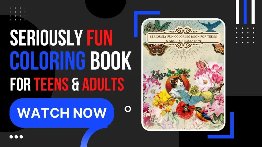 Adult Coloring Book Seriously Fun Coloring Book for Teens Adults Relaxation #coloringbooksforadults - Travel With Glen Adult Coloring Book Seriously Fun Coloring Book