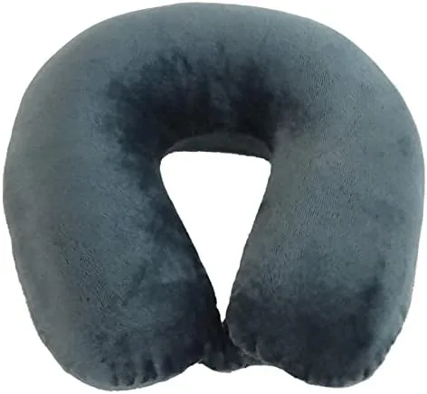 Wolf Essentials Adult Cozy Soft Microfiber Neck Pillow, Compact, Perfect - Travel With Glen Neck pillow