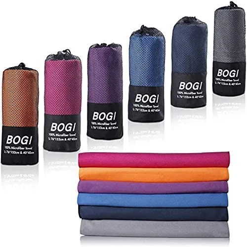 BOGI Microfiber Travel Sports Towel-Quick Dry Towel, Soft Lightweight Microfiber - Travel With Glen Quick-dry towel
