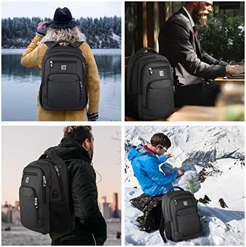 Laptop Backpack,Business Travel Anti Theft Slim Durable Laptops Backpack with - Travel With Glen