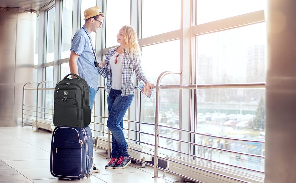 Laptop Backpack,Business Travel Anti Theft Slim Durable Laptops Backpack with - Travel With Glen