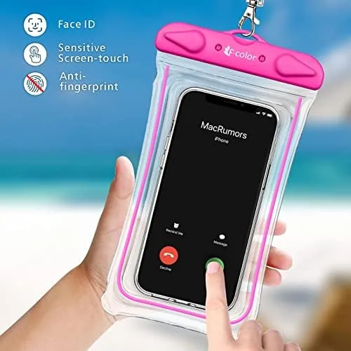 F-color Waterproof Phone Pouch - Waterproof Phone Case - Phone - Travel With Glen