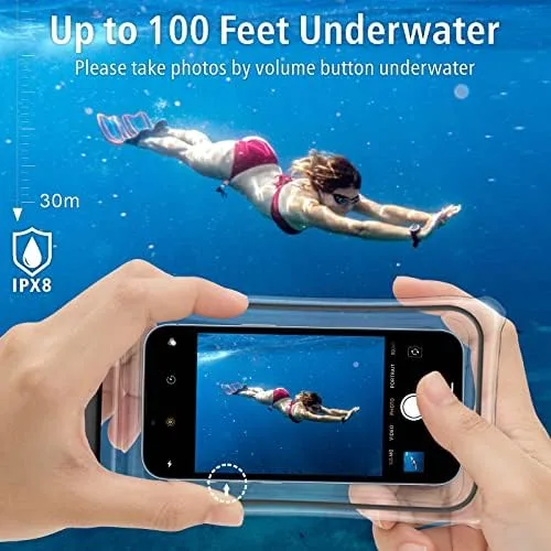 F-color Waterproof Phone Pouch - Waterproof Phone Case - Phone - Travel With Glen
