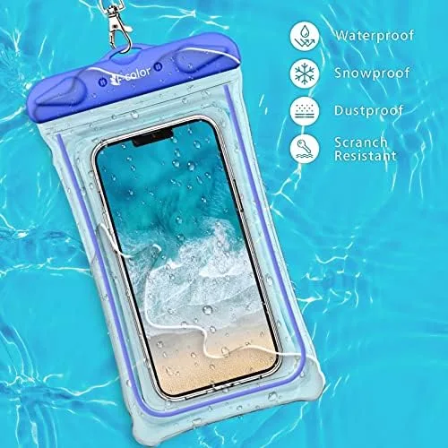 F-color Waterproof Phone Pouch - Waterproof Phone Case - Phone - Travel With Glen