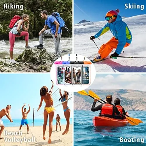F-color Waterproof Phone Pouch - Waterproof Phone Case - Phone - Travel With Glen