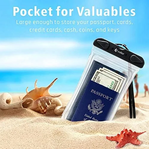 F-color Waterproof Phone Pouch - Waterproof Phone Case - Phone - Travel With Glen
