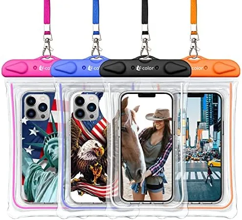 F-color Waterproof Phone Pouch - Waterproof Phone Case - Phone - Travel With Glen Waterproof phone case