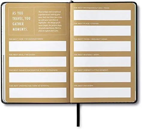 Compendium Everywhere You Go: A Guided Travel Journal with Prompts - Travel With Glen