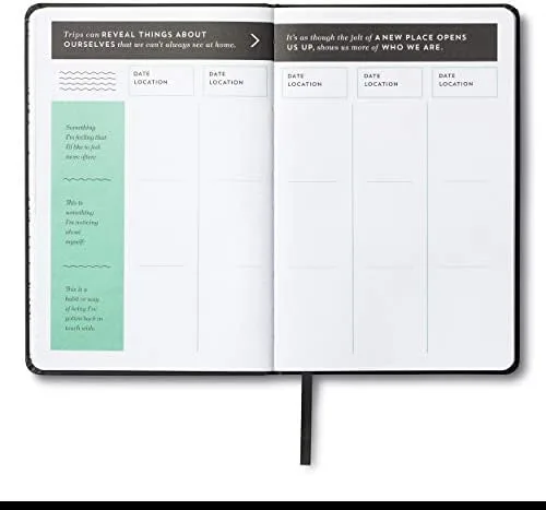 Compendium Everywhere You Go: A Guided Travel Journal with Prompts - Travel With Glen