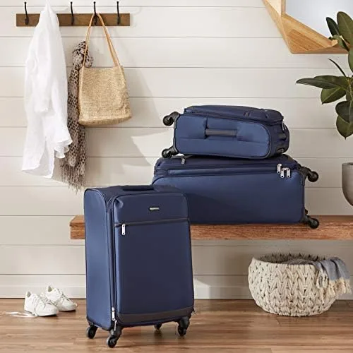 Amazon Basics suitcases Softside Spinner - Travel With Glen