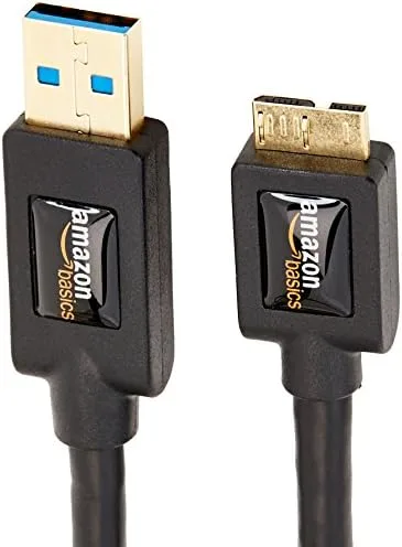 Amazon Basics Micro USB to USB-A 3.0 Charger Cable, 4.8Gbps - Travel With Glen