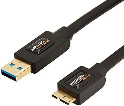 Amazon Basics Micro USB to USB-A 3.0 Charger Cable, 4.8Gbps - Travel With Glen Portable charger