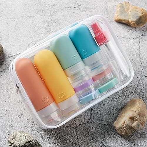 Depoza 16 Pack Travel Bottles Set - TSA Approved Leak - Travel With Glen