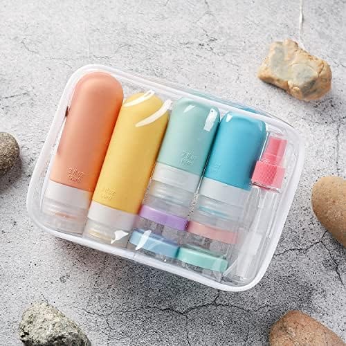 Depoza 16 Pack Travel Bottles Set - TSA Approved Leak - Travel With Glen