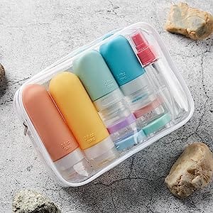 Depoza 16 Pack Travel Bottles Set - TSA Approved Leak - Travel With Glen