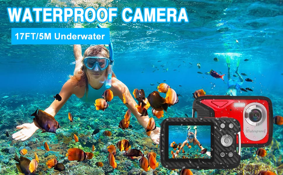 Waterproof Camera Underwater Camera with 32GB SD Card Waterproof Digital - Travel With Glen