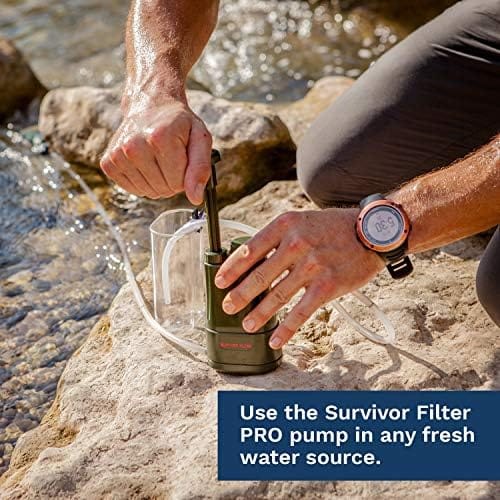 Survivor Filter Pro Water Purification System for Survival - 99.999% - Travel With Glen