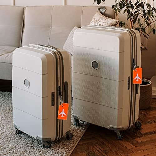 5 Pack Silicone Luggage Tag Baggage Handbag School Bag Suitcase - Travel With Glen