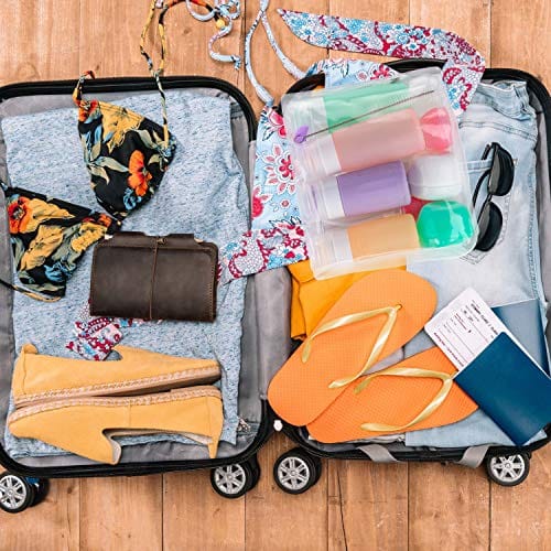 Morfone 16 Pack Travel Bottles Set for Toiletries, TSA Approved - Travel With Glen