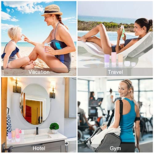 Morfone 16 Pack Travel Bottles Set for Toiletries, TSA Approved - Travel With Glen