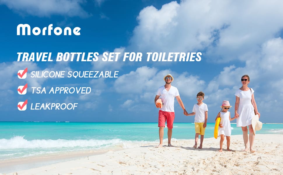 Morfone 16 Pack Travel Bottles Set for Toiletries, TSA Approved - Travel With Glen