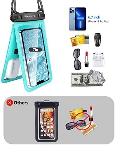 Niveaya Double Space Waterproof Phone Pouch - 2 Pack, Waterproof - Travel With Glen