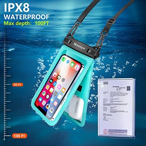 Niveaya Double Space Waterproof Phone Pouch - 2 Pack, Waterproof - Travel With Glen