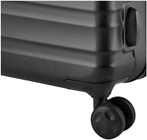 Amazon Basics 21-Inch Hardside Spinner, Black - Travel With Glen