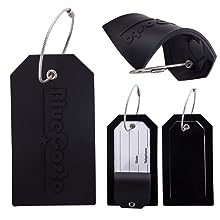 BlueCosto 5X Bright Green Big Luggage Tags for suitcases Travel - Travel With Glen
