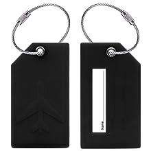 BlueCosto 5X Bright Green Big Luggage Tags for suitcases Travel - Travel With Glen