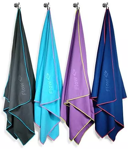 Flow Hydro Sport Towel - Microfiber Quick Dry Swimming Towels - Travel With Glen Quick-dry towel
