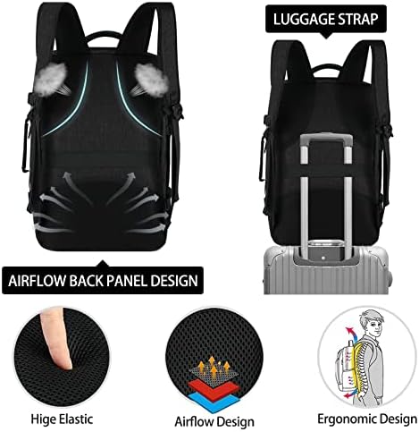 Travel Backpack for Men Women 17 Inch Flight Approved Carry - Travel With Glen