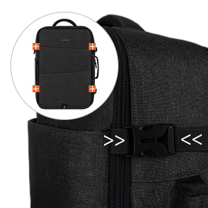 Travel Backpack for Men Women 17 Inch Flight Approved Carry - Travel With Glen
