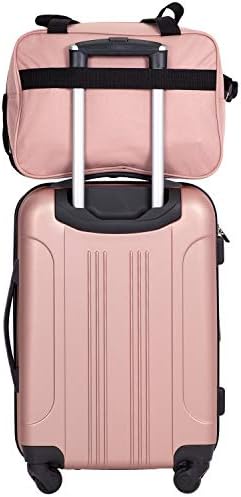 Travelers Club Expandable Midtown Hardside 4-Piece Luggage Travel Set, Rose - Travel With Glen