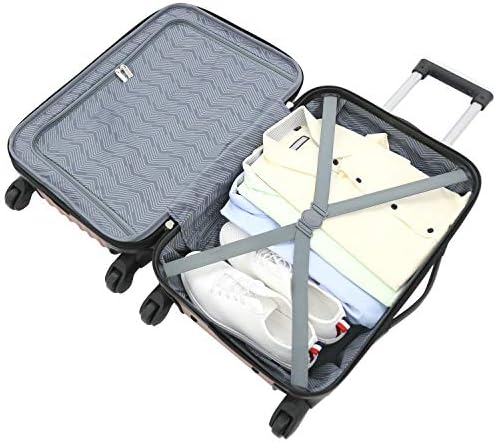 Travelers Club Expandable Midtown Hardside 4-Piece Luggage Travel Set, Rose - Travel With Glen