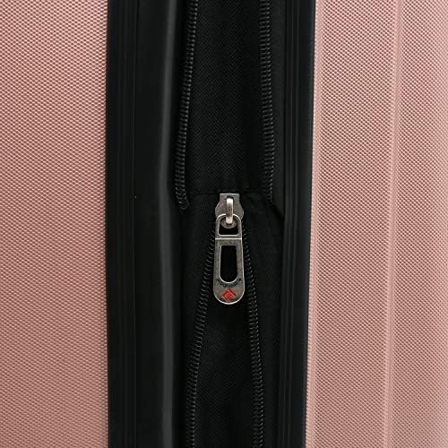 Travelers Club Expandable Midtown Hardside 4-Piece Luggage Travel Set, Rose - Travel With Glen