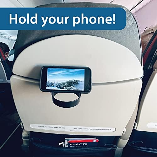 Airplane Drink or Phone Holder Travel Accessory (Black) - Travel With Glen