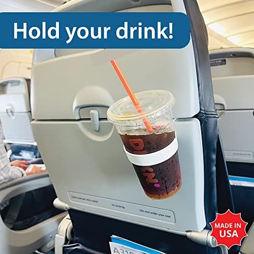 Airplane Drink or Phone Holder Travel Accessory (Black) - Travel With Glen