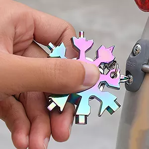 Aitsite 18-in-1 Snowflake Multi Tool Stainless Portable Steel Multi-Tool for - Travel With Glen