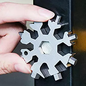 Aitsite 18-in-1 Snowflake Multi Tool Stainless Portable Steel Multi-Tool for - Travel With Glen