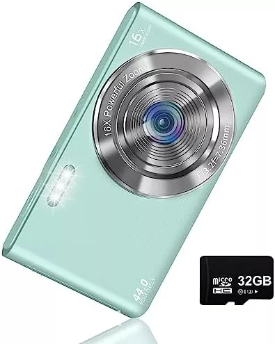 Digital Camera 4K 44MP with 32GB SD Card, 2.4 Inch - Travel With Glen Travel camera