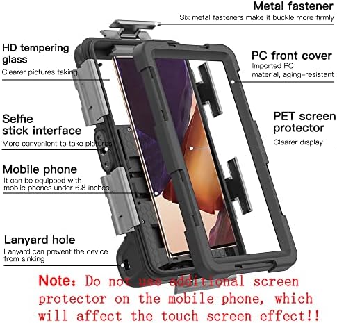 Waterproof Underwater Snorkeling Diving Phone Case for iPhone 11/12/13/14 Pro - Travel With Glen