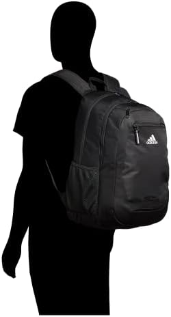 adidas Foundation 6 Backpack, Jersey Onix Grey/Black, One Size - Travel With Glen