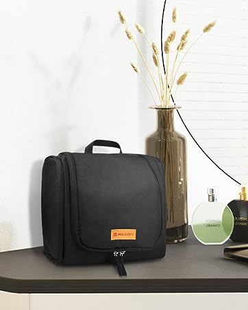 MULISOFT Toiletry Bag for Women and Men, Water-resistant Travel Makeup - Travel With Glen