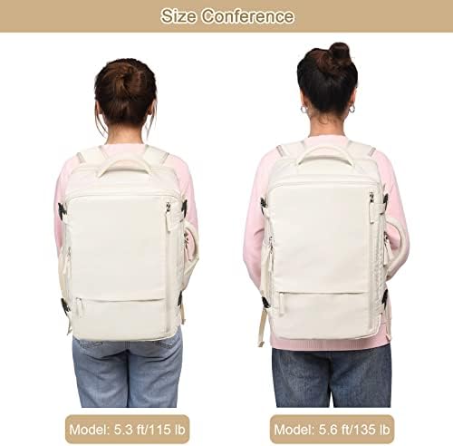 Sinaliy Large Travel Backpack for Women, 40L Carry On Backpack, - Travel With Glen