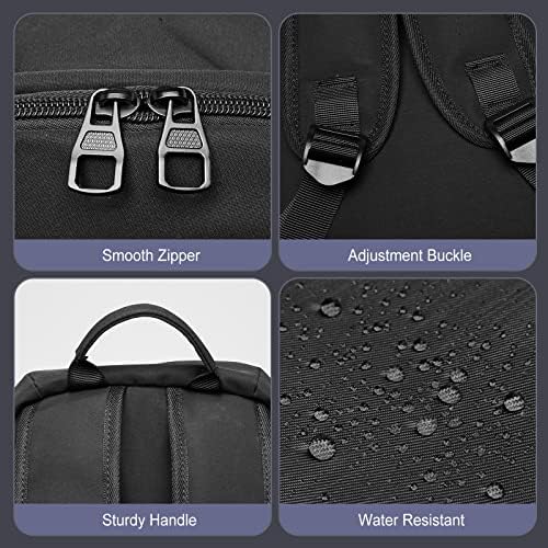 coofay Black Carry on Backpack For Women Men Waterproof College - Travel With Glen