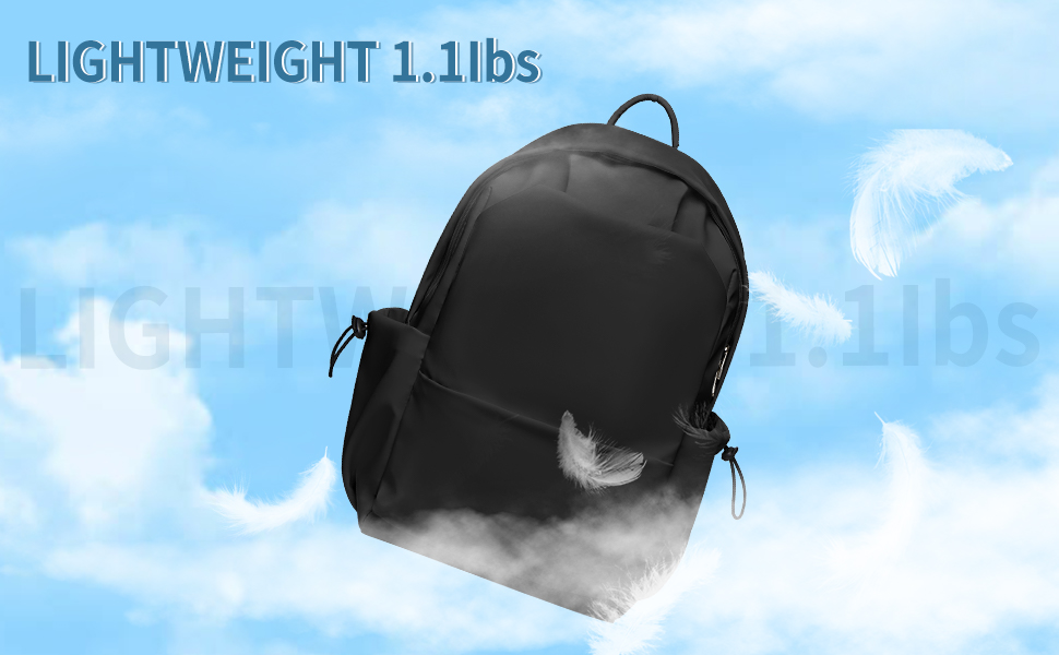 coofay Black Carry on Backpack For Women Men Waterproof College - Travel With Glen