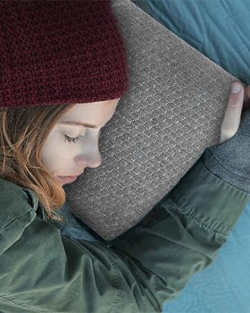 Ivellow Memory Foam Travel Pillow Compressible Camping Pillow for Sleeping - Travel With Glen