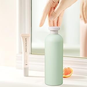 UMETASS 6.8oz Squeeze Bottles with Flip Cap, Refillable Plastic Travel - Travel With Glen
