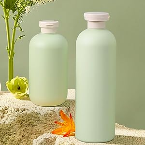 UMETASS 6.8oz Squeeze Bottles with Flip Cap, Refillable Plastic Travel - Travel With Glen